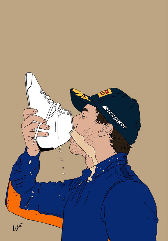 Ricciardo «Shoey» A3