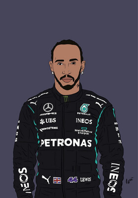 Lewis Hamilton A3