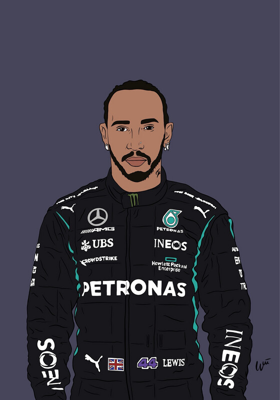 Lewis Hamilton A3