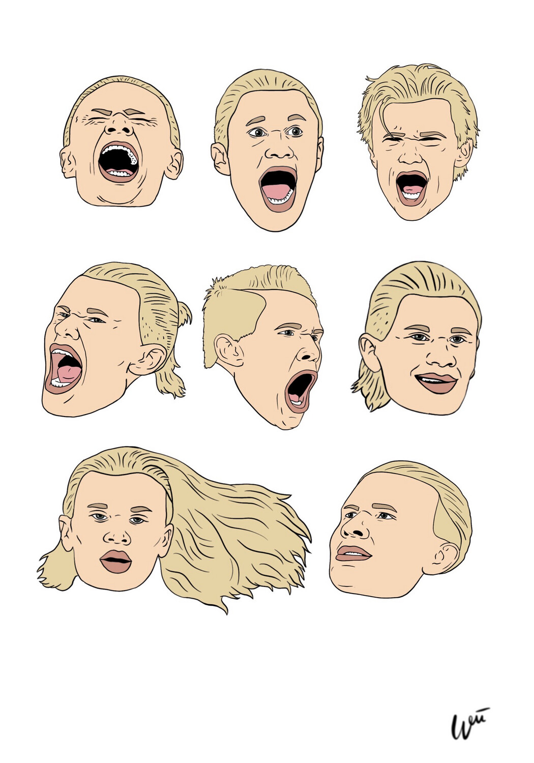 Haaland Trynekollasj A3