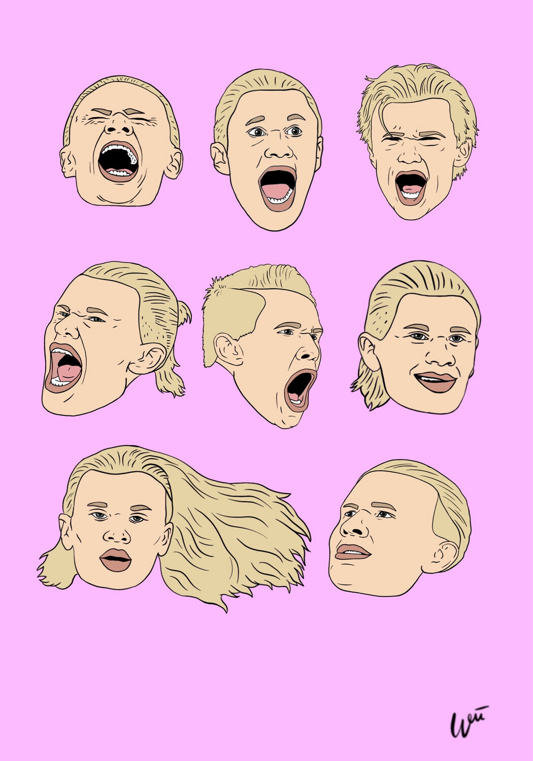 Haaland Trynekollasj Rosa A3