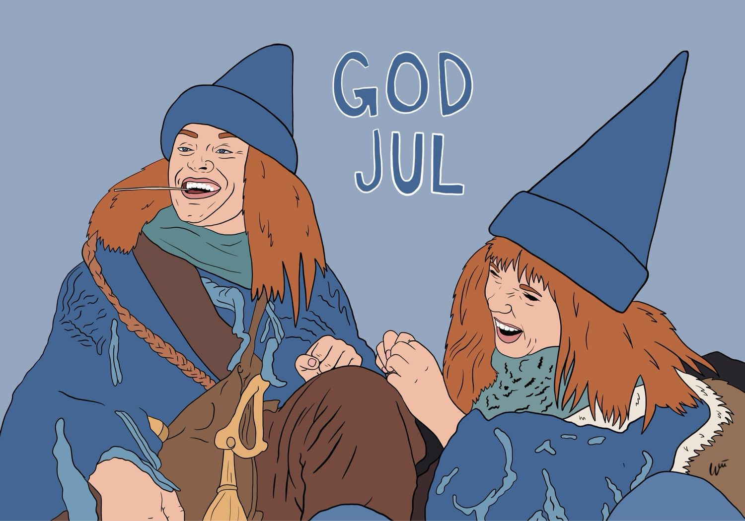 Blåfjell Julekort