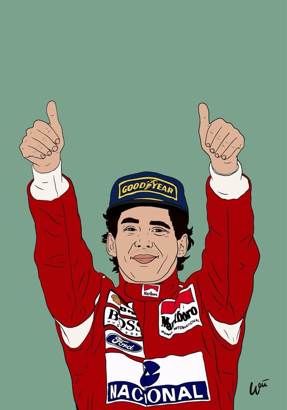 Ayrton Senna A3