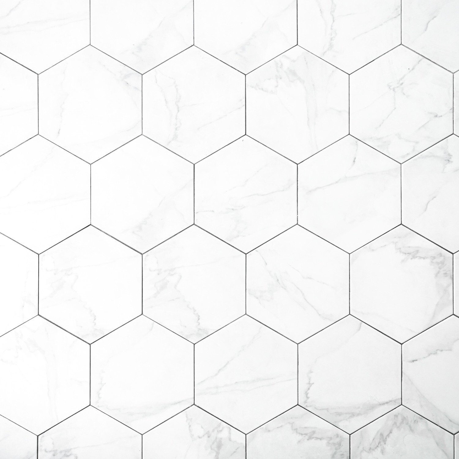 HEXA WHITE TILES