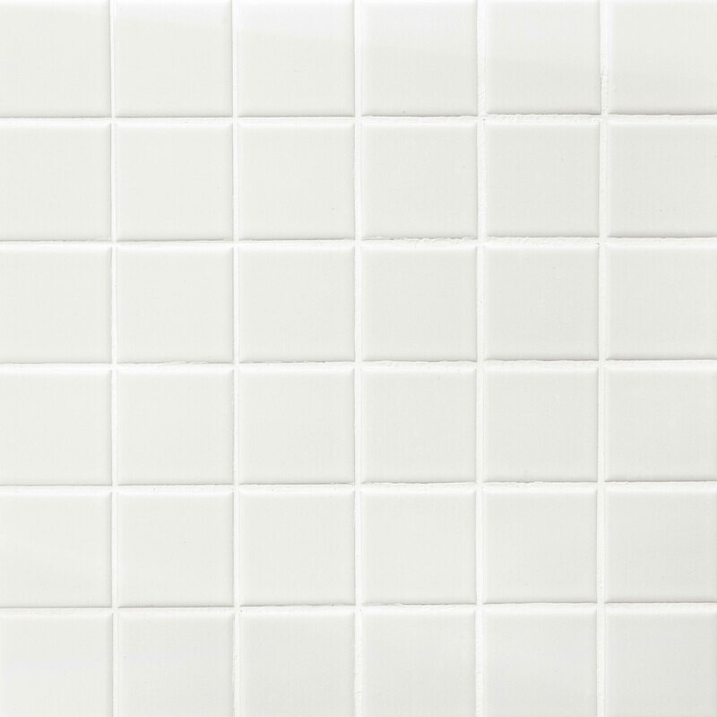 WHITE SQUARE TILES