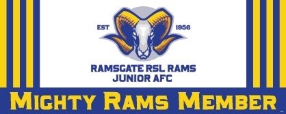 Mighty Rams Member Car Bumper Sticker