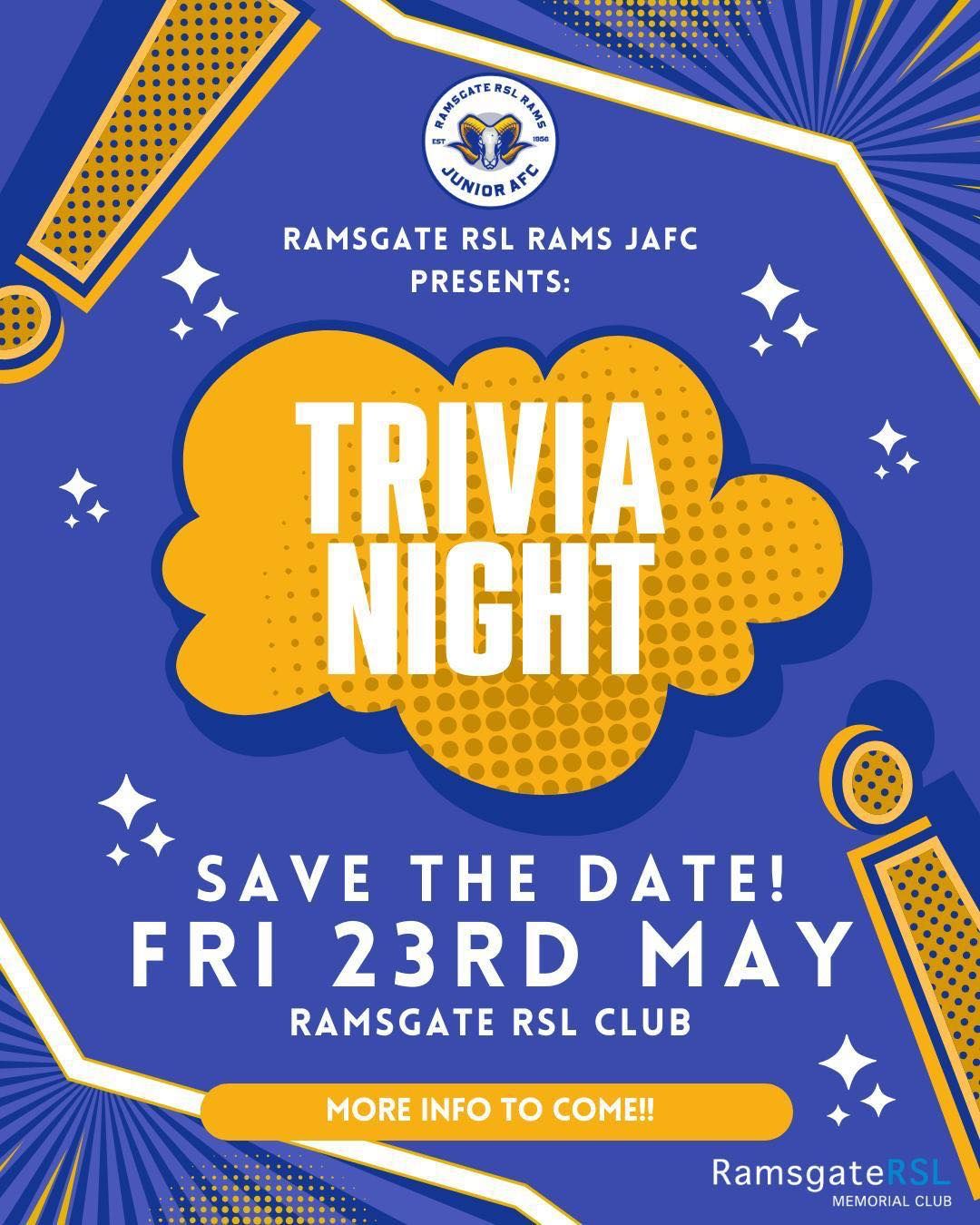 Ramsgate Rams Trivia Night 2025