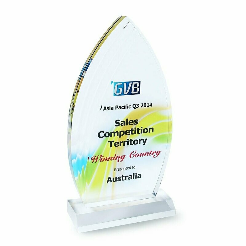 Shiny Glow Acrylic Award