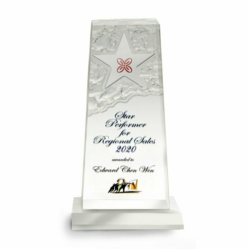 Rocky Star Acrylic Award