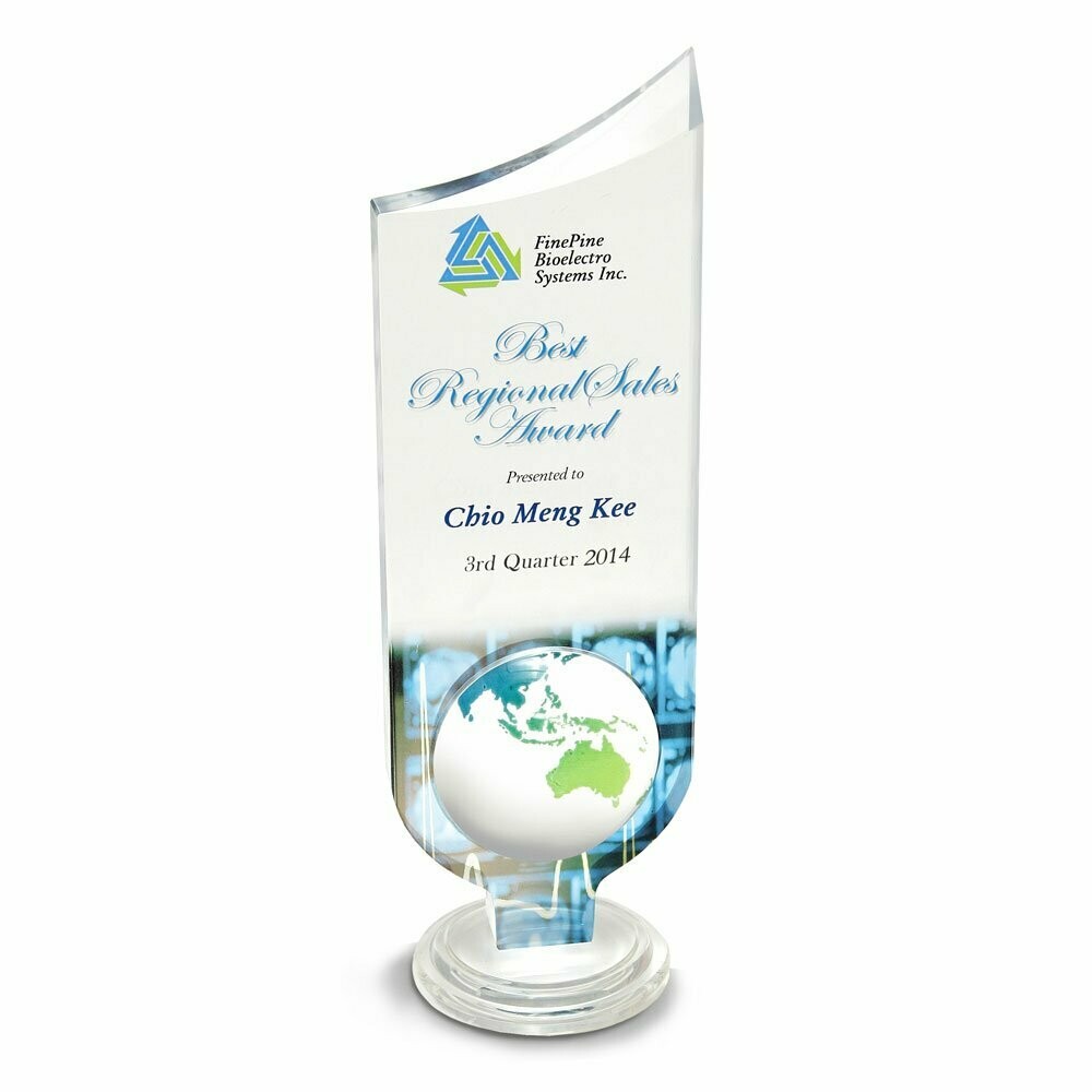 Shield with Dome Acrylic Award