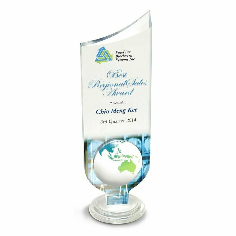 Shield with Dome Acrylic Award