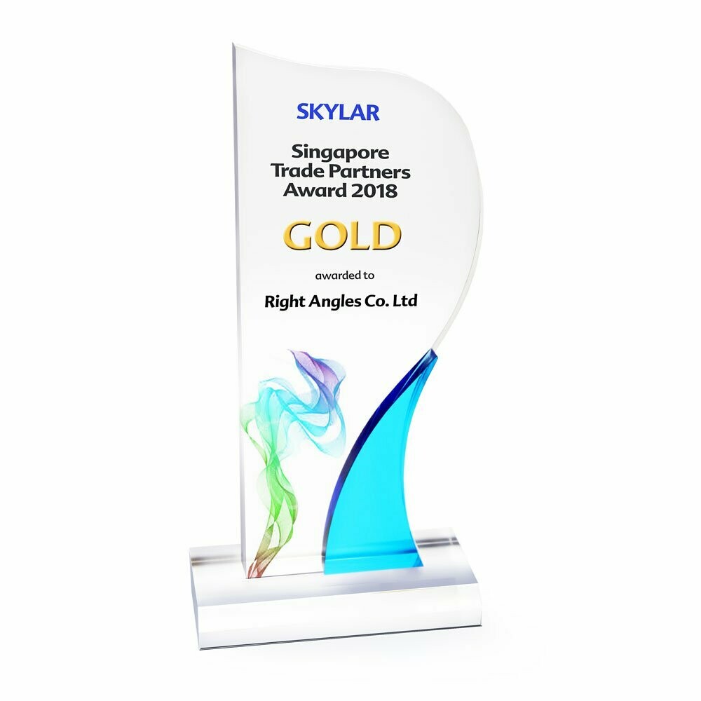 Blue Joyce Acrylic Award