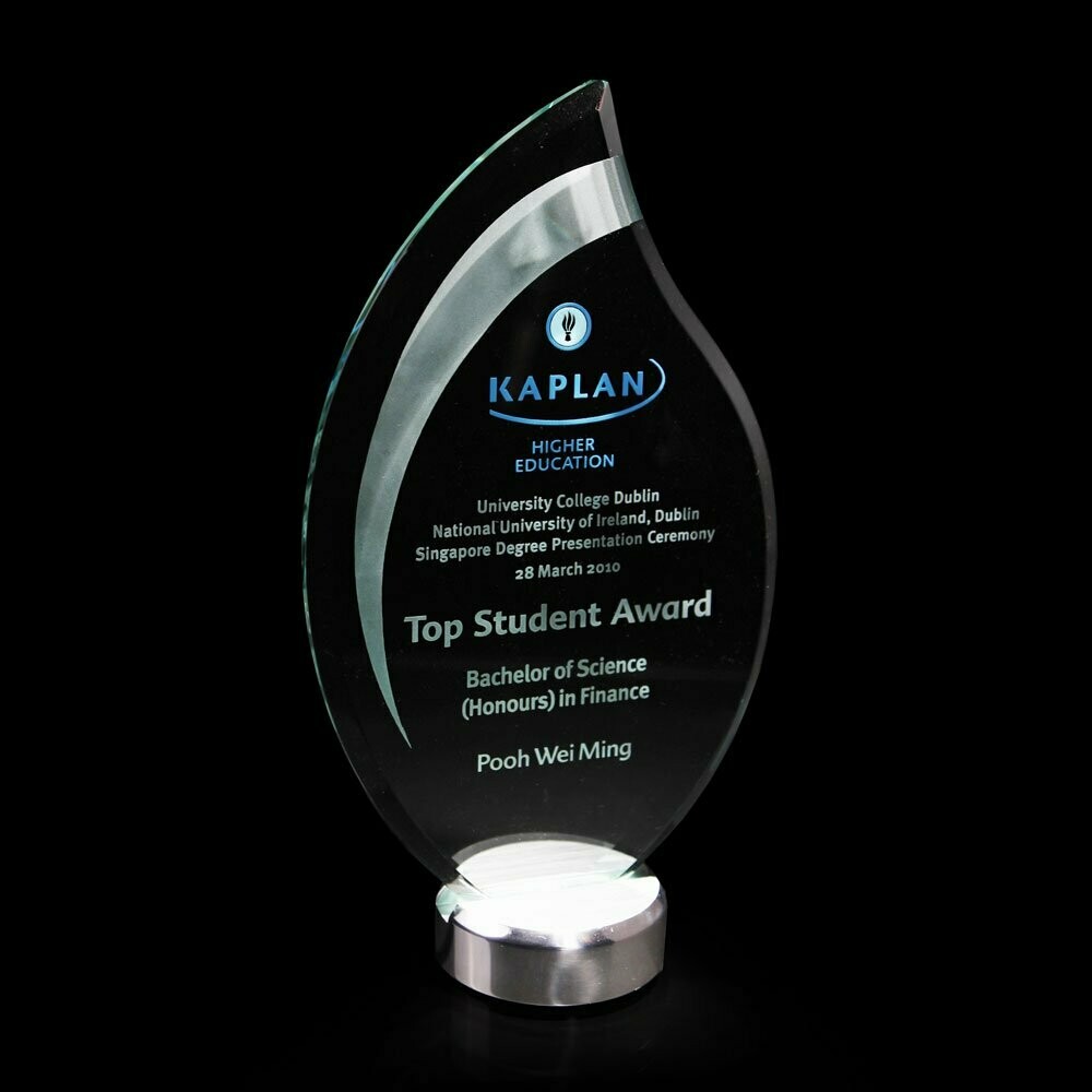 Glory Flame Glass Award