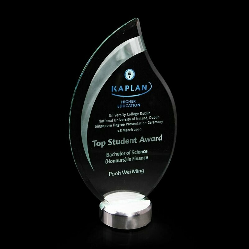 Glory Flame Glass Award