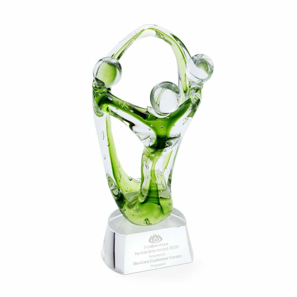 Green Harmony Colored Glass Award