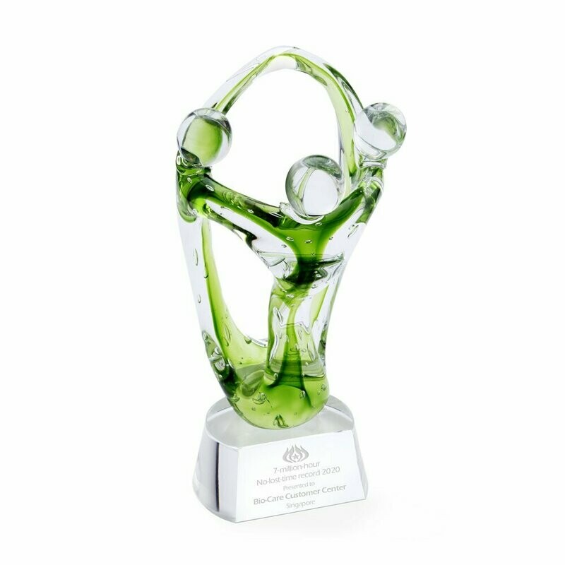 Green Harmony Colored Glass Award
