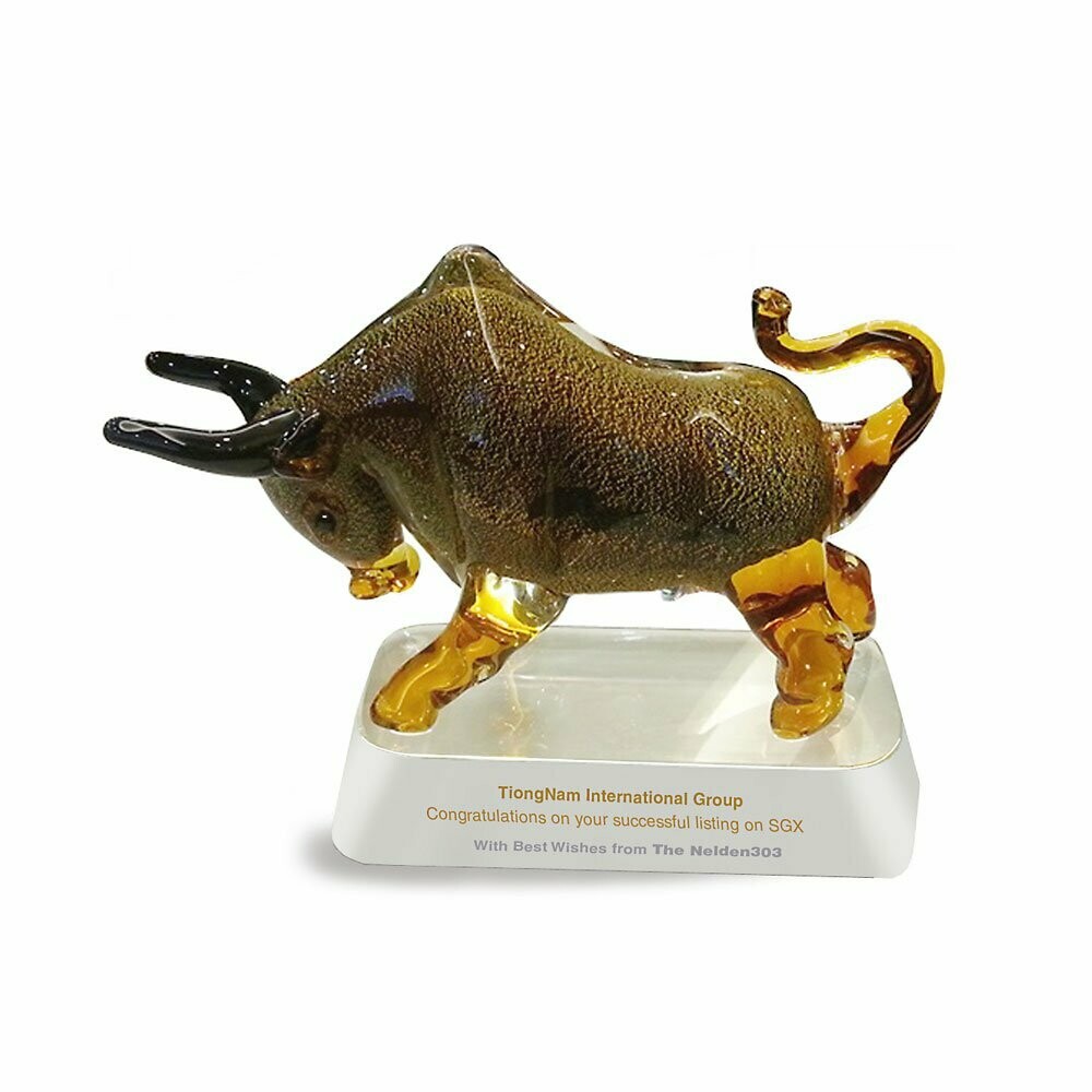 Rising Taurus Colored Glass Award