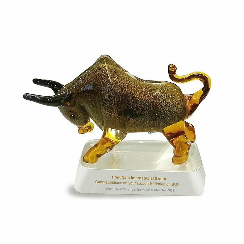 Rising Taurus Colored Glass Award