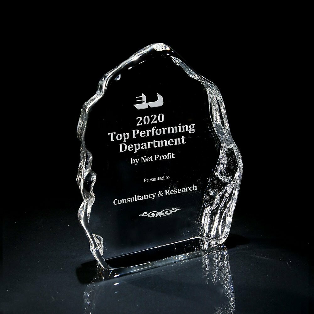 Mountain Block Crystal Award