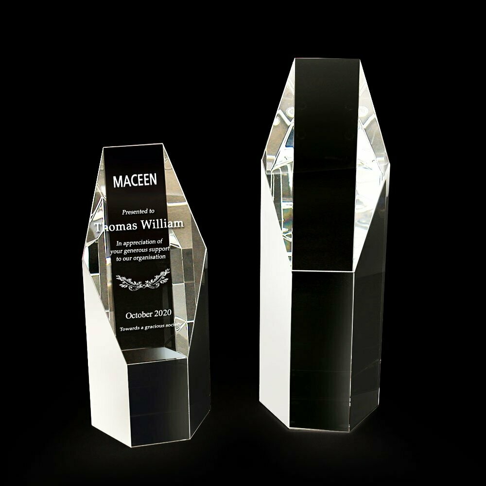 Hexagon Crystal Award