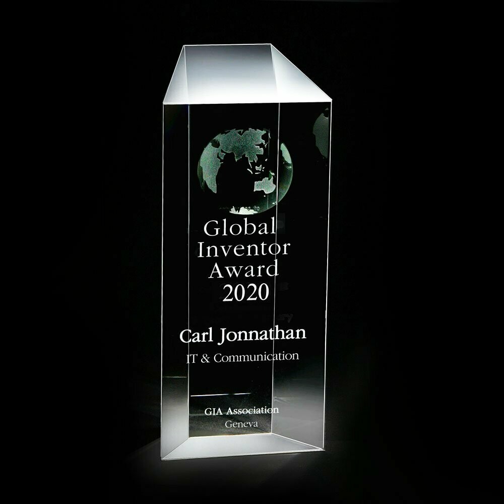 Ace Crystal Block Award
