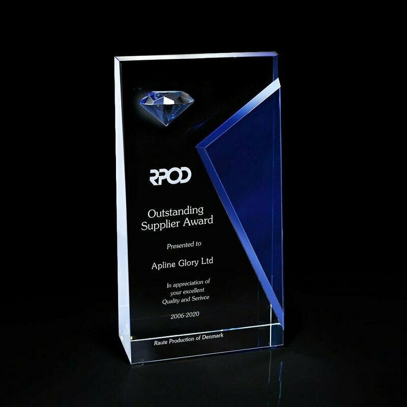 Diamond Delgro Crystal Award