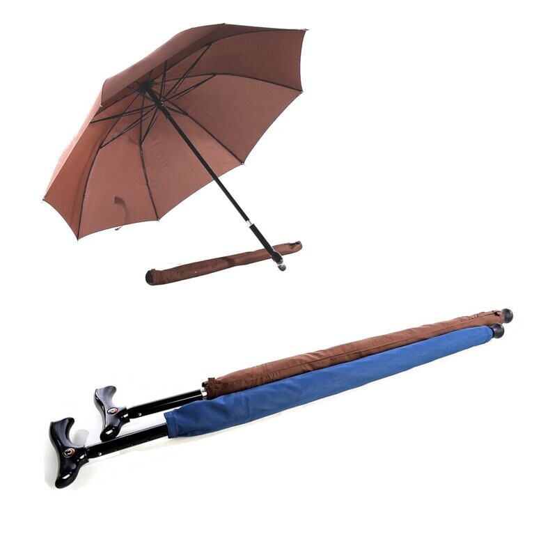 24" Auto Open Walking Stick Umbrella (no UV)