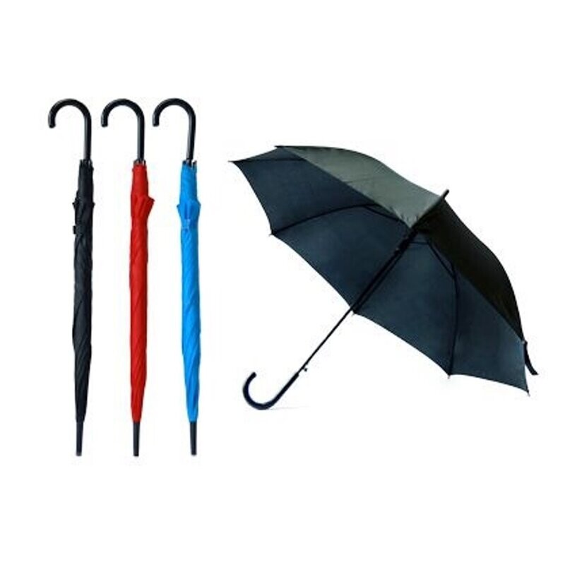24" Long Umbrella with J-Handle (no UV)