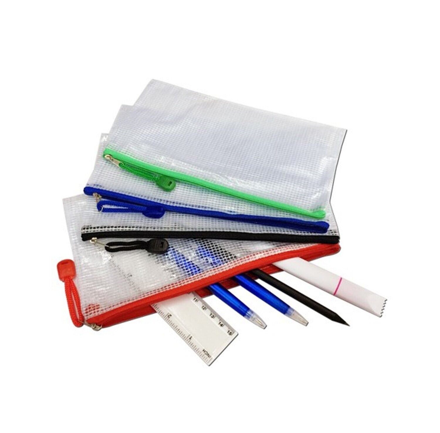 Mesh Design Zipper Pouch