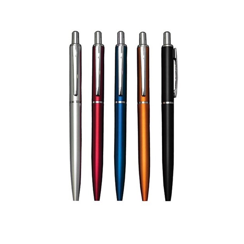 Metallic Color Plastic Ball Point Pen
