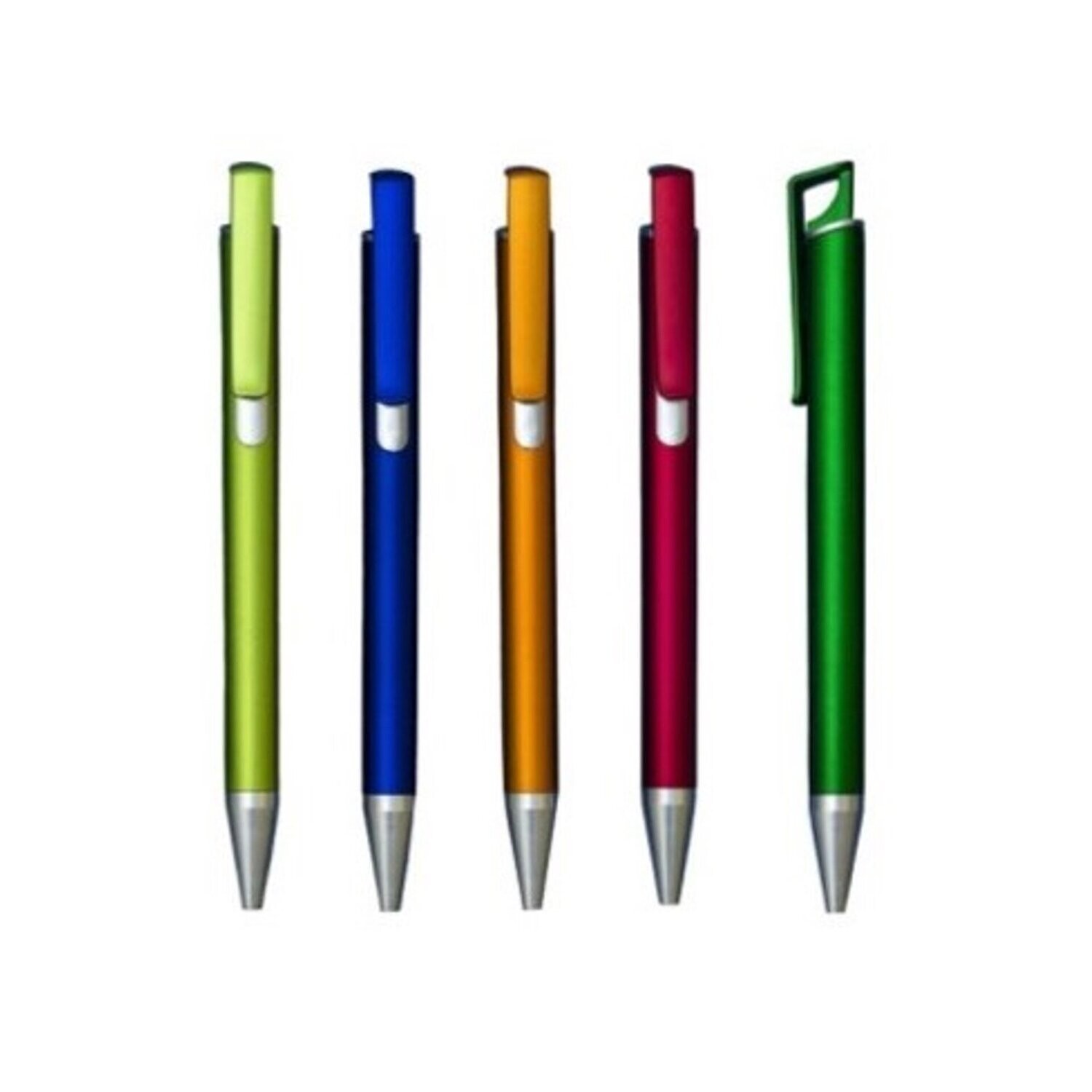 Metallic Color Plastic Ball Point Pen