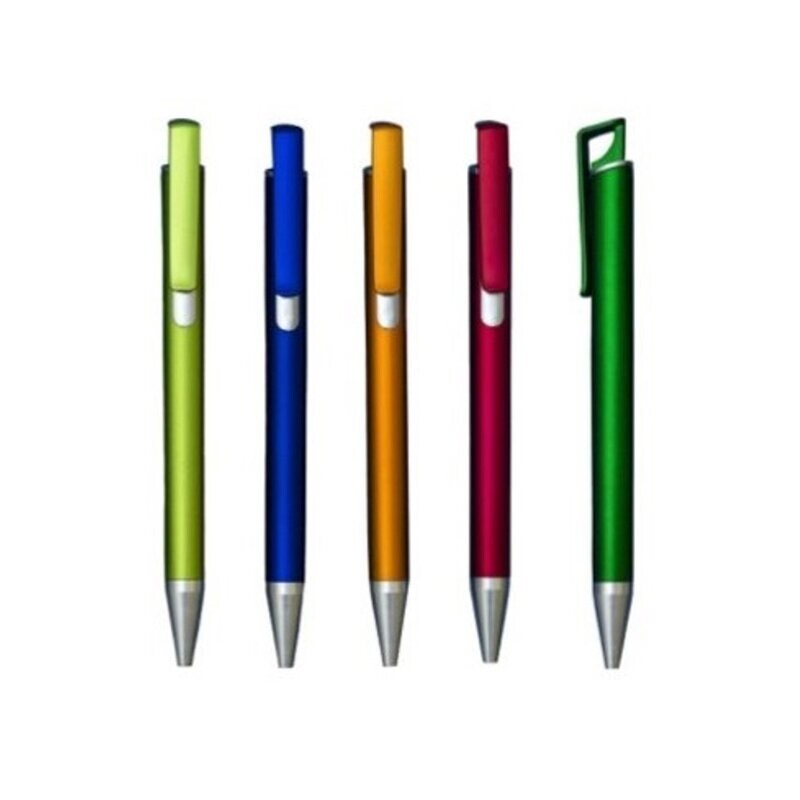 Metallic Color Plastic Ball Point Pen