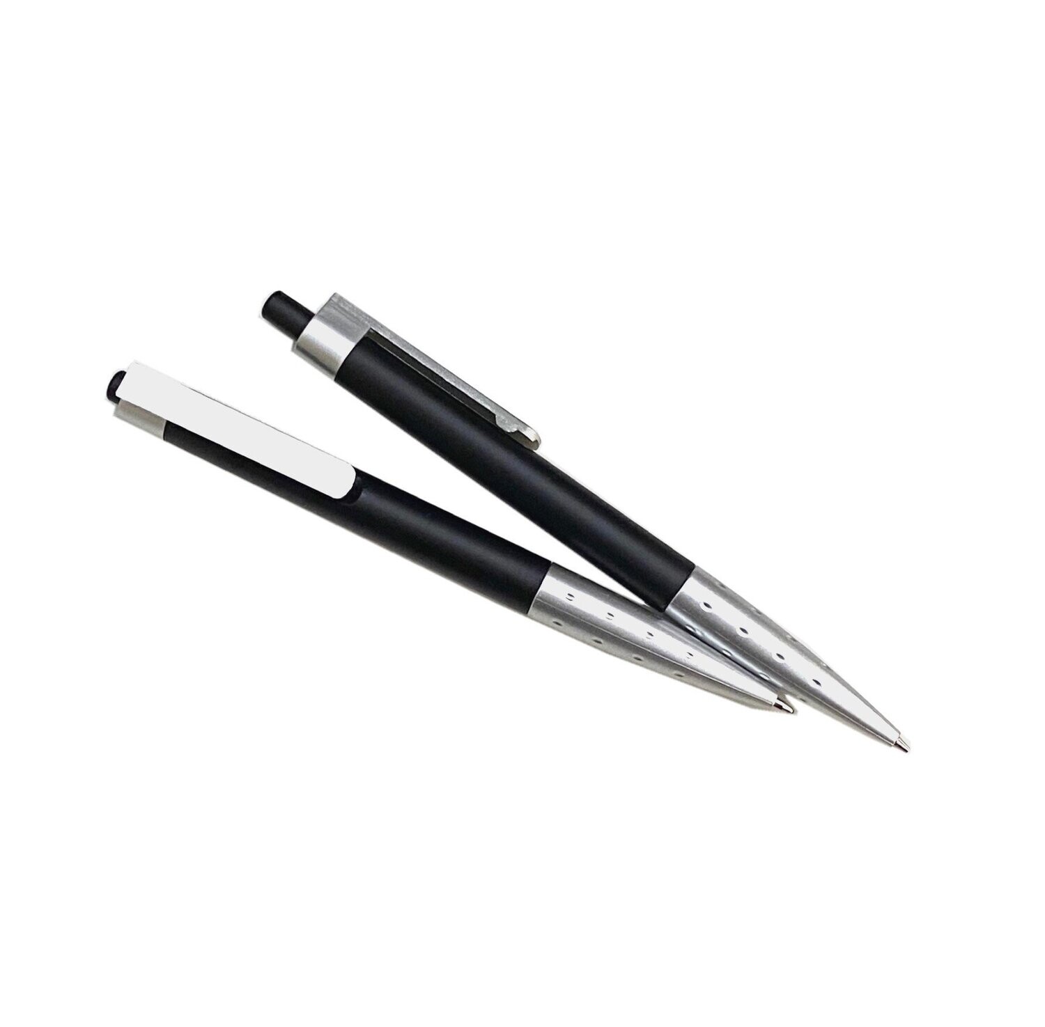 Twin Black Ball Point Pen and Mechanical Pencil Set