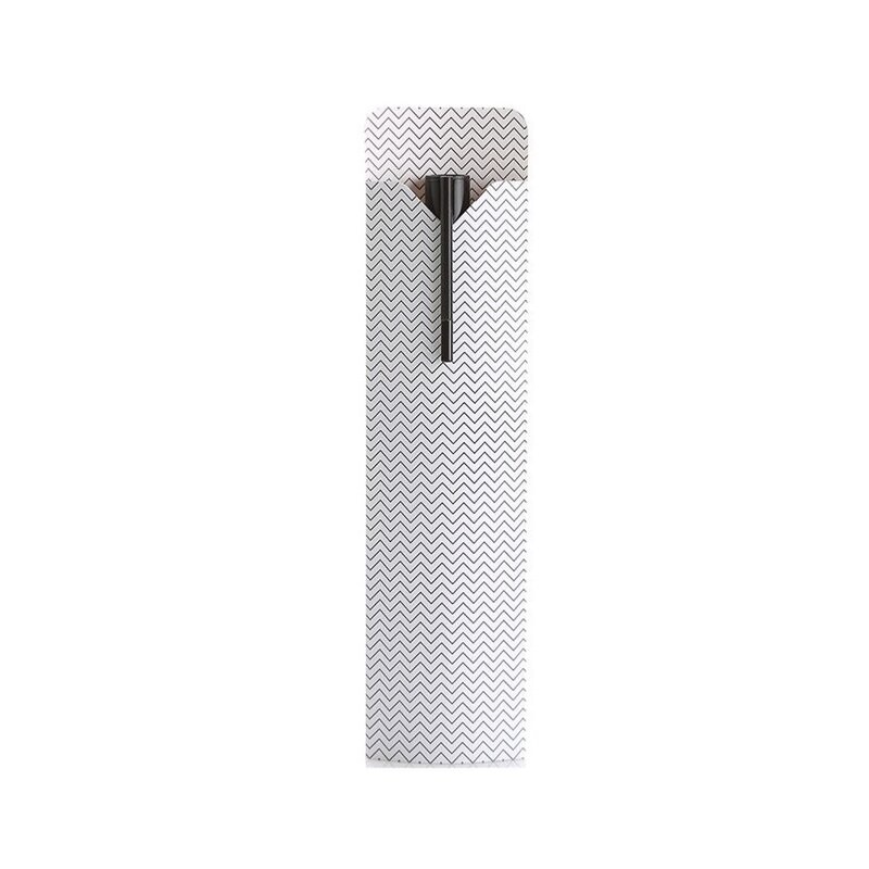 Paper Pen Sleeve with Black Wavy Design