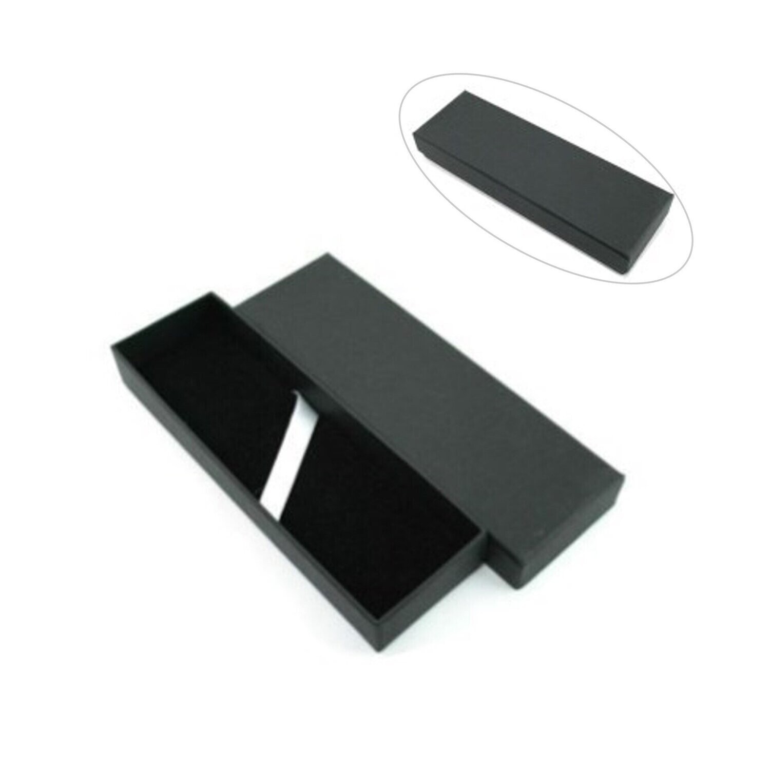 2-pc Paper Pen Box with Inner Tray and Ribbon