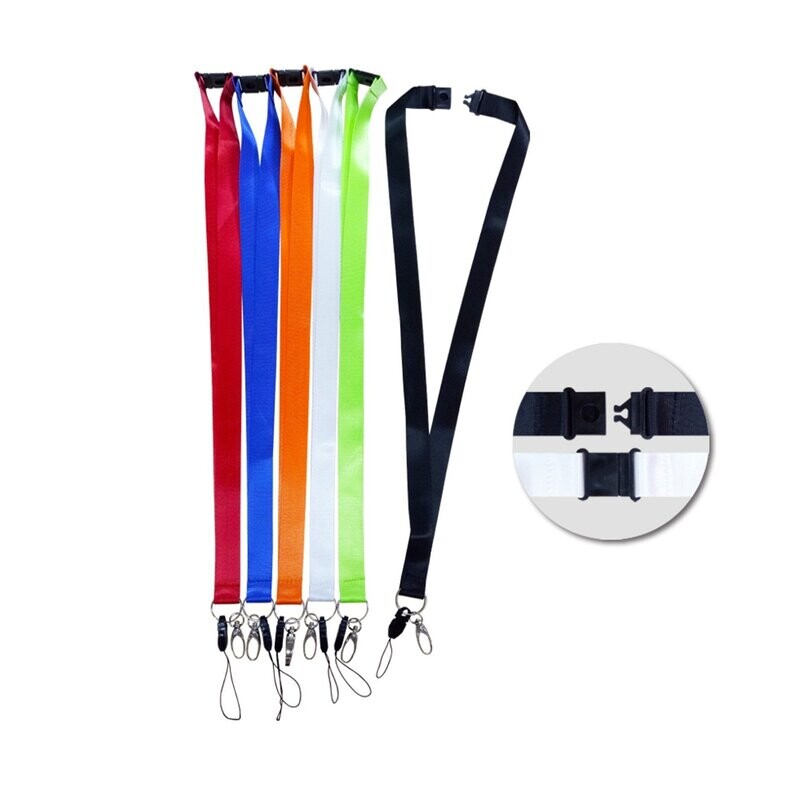 Nylon Lanyard (10mm width) with Small Lobster Hook and Safety Breakaway Clip
