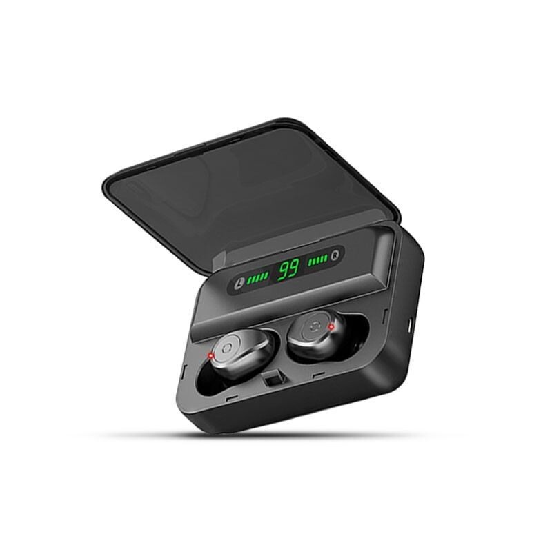X-Fusion True Wireless Stereo Bluetooth Earbuds with Portable Powerbank Charging Case