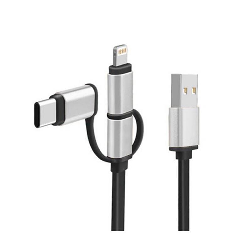 2M Length Fast Charging Multi-Cable with Foldable Black Box