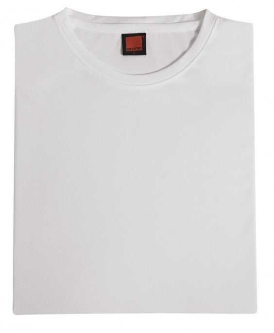 Quick Dry Plain Design Round Neck T-Shirt, Colors :: QD0400 White