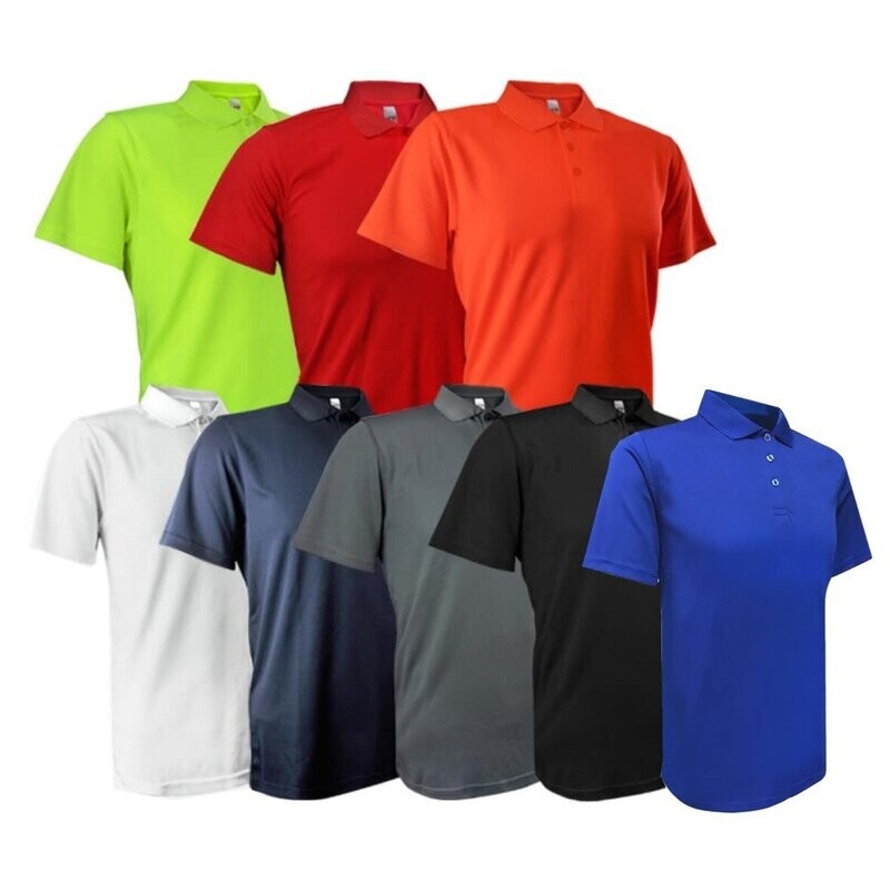 Uno Fresco Quick Dry Plain Poloshirt (100% Polyester)
