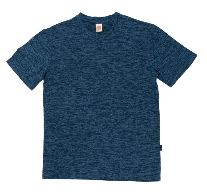 Cationic Polyester Interlock Roundneck T-Shirt, Color :: QD5001 Navy