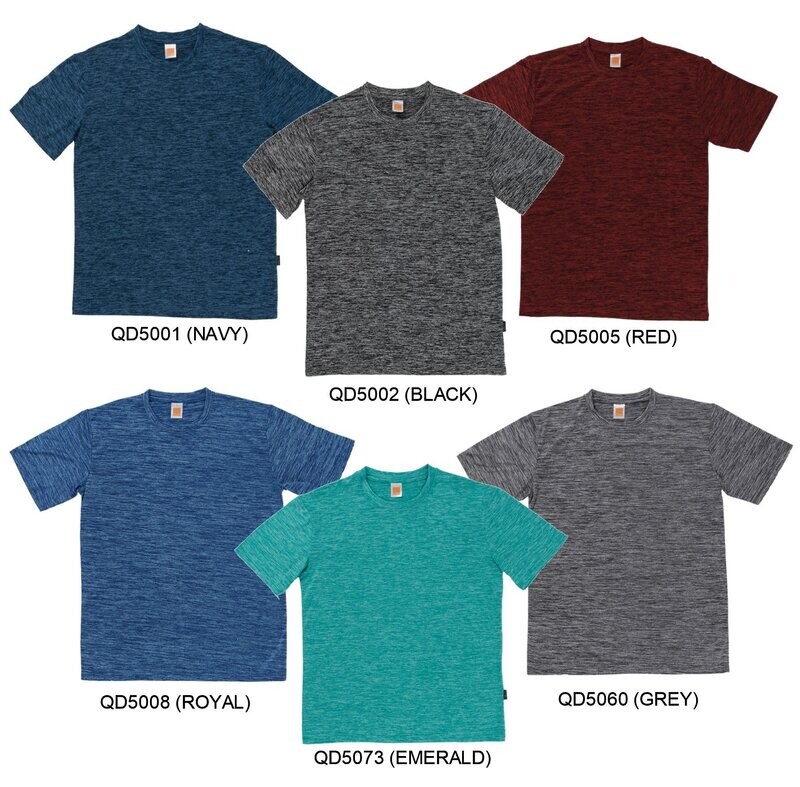 Cationic Polyester Interlock Roundneck T-Shirt