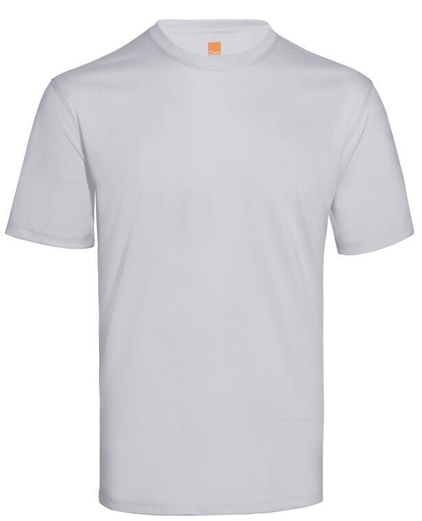 Quick Dry Anti-bacterial Polyester Roundneck T-Shirt, Color :: QD6600 White