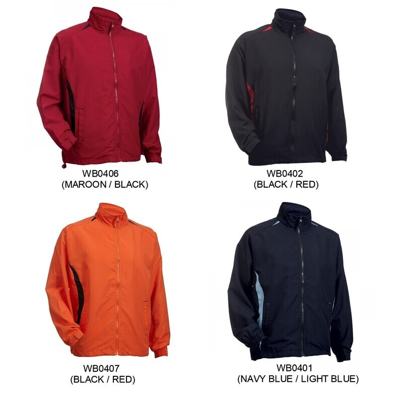 Non-Reversible 2-Tone Microfibre Windbreaker