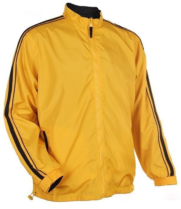 Reversible High Density Windbreaker with Shoulder Stripe Design, Color :: WR0404 Yellow (P/Black)