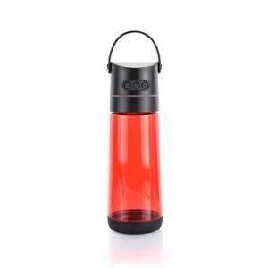 Soundtek Fusi Tritan Water Bottle cum Bluetooth Speaker (700ml), Color :: Red