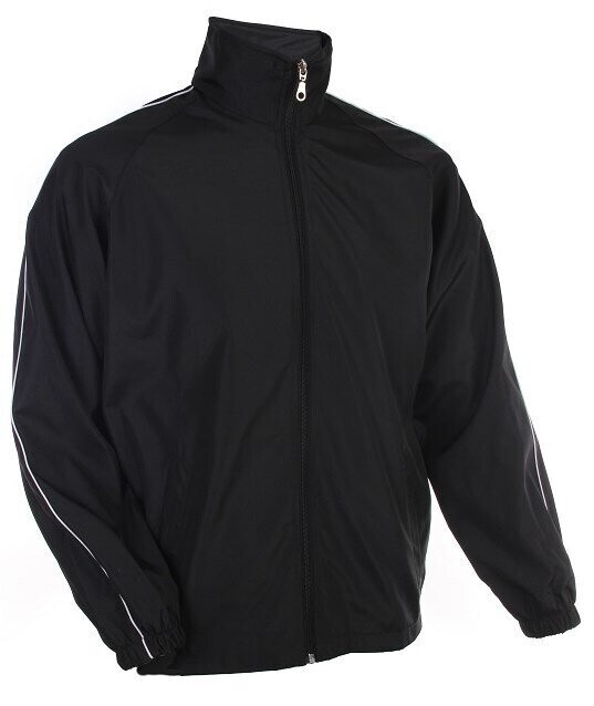 Non-Reversible Microfibre Windbreaker, Color :: WB0602 Black