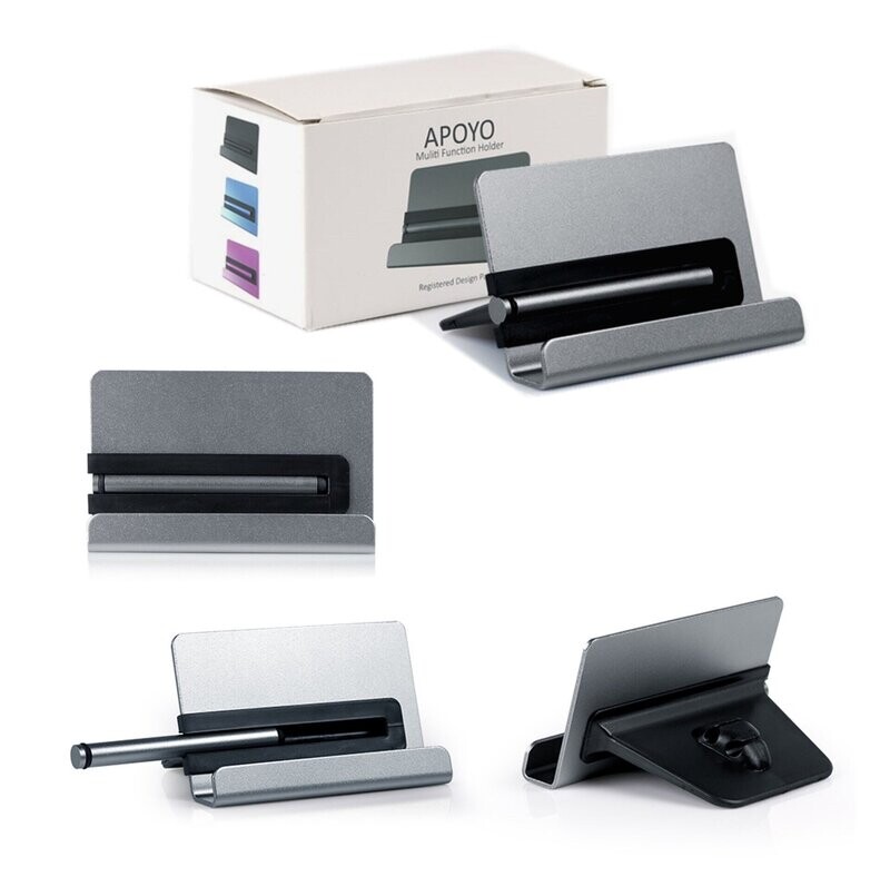 Appoyo Mobile Phone Stand with Cable Holder and Stylus