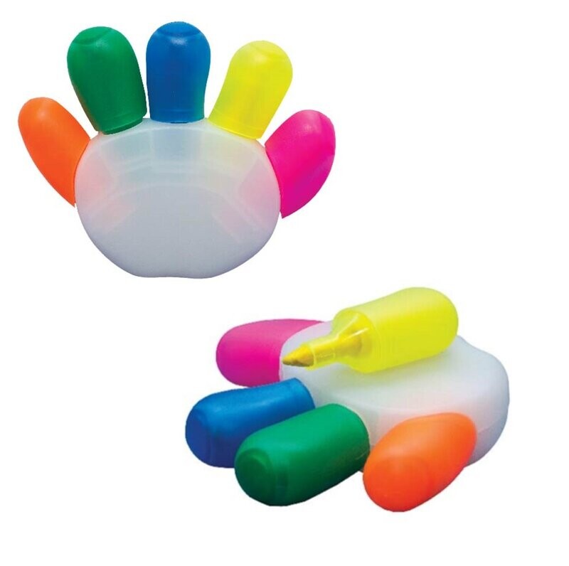 5-in-1 Hand Design Highlighter