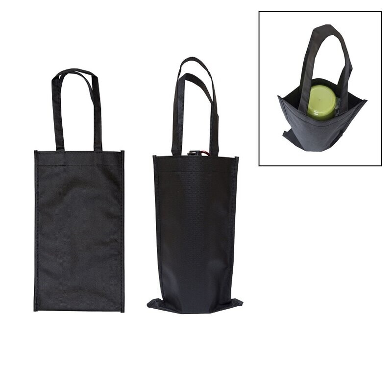 Tall Black Non-Woven Bag